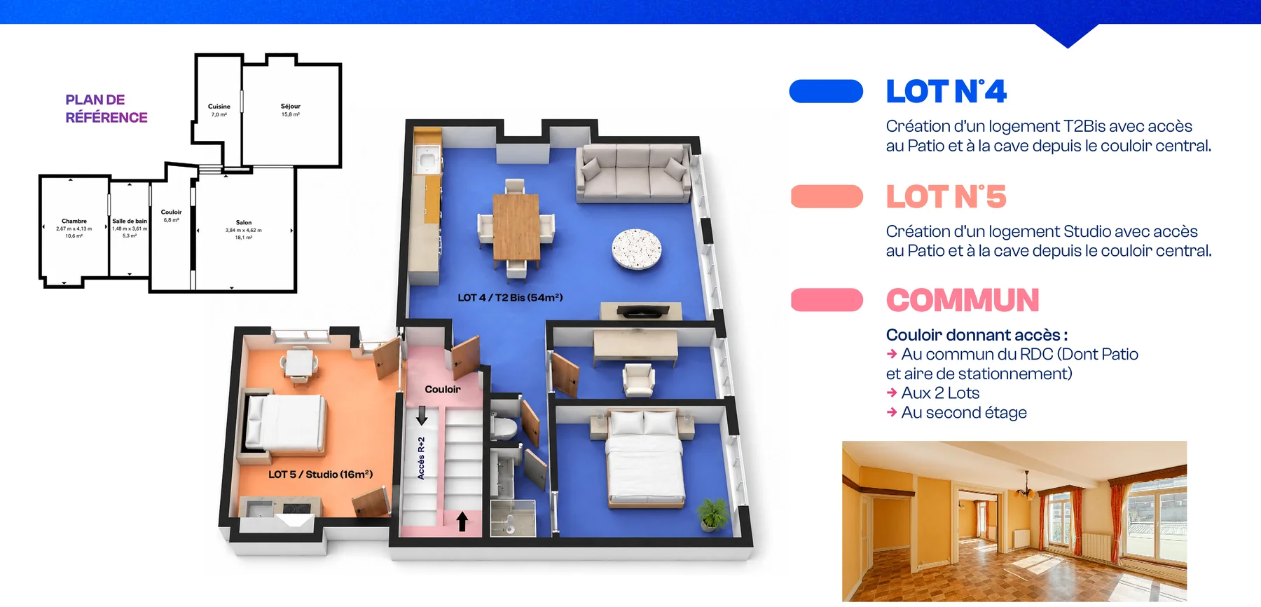 Plan du premier étage