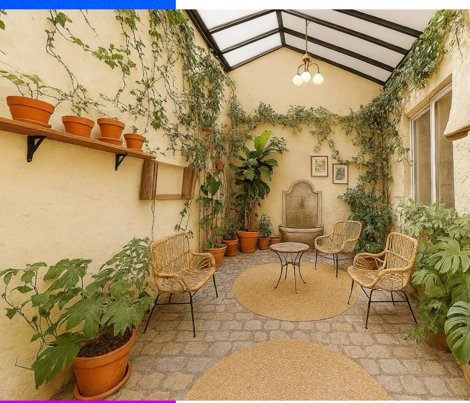 Projection patio